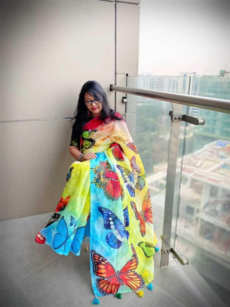 CHANDURI,SILK,FOR,WOMEN,WITHOUT,BLOUSE