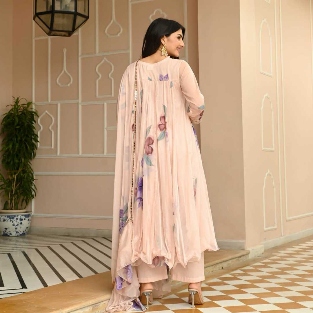 Premium,Quality,Indian,readymade,white,Grown,dress