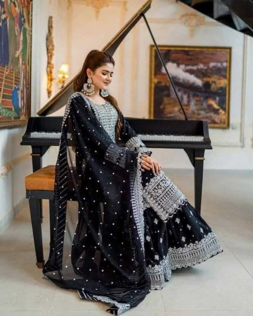 Premium,Quality,Indian,Georgette,Party,Wear,Dress,