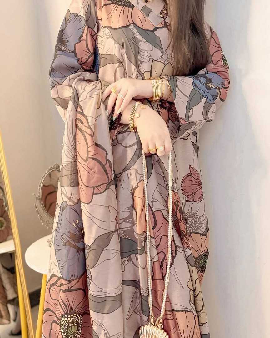 Rose,Valley,–,Floral,Printed,Suit,Set