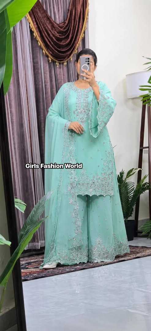 Premium,Quality,Indian,Georgette,Party,Wear,Dress
