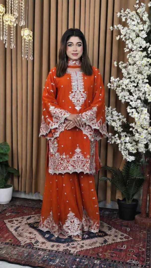 Premium,Quality,Indian,Georgette,Party,Wear,Dress